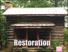 Historic Log Cabin Restoration  Ottawa, Ohio